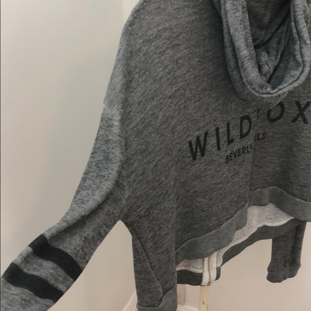 Wildfox zip up hoodie grey - Picture 3 of 5